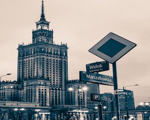 Widok na Warszawę